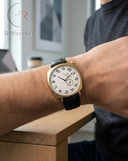 (OS) Vacheron Constantin Leather Gold White Black