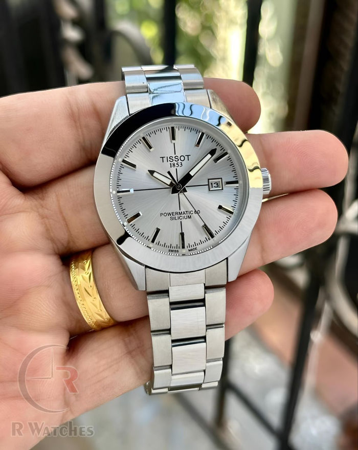 (OS2) Tissot Powermatic Full Silver