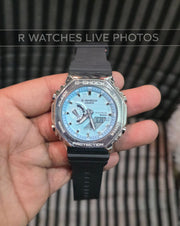 (OS)⭐ G-Shock silver sky blue