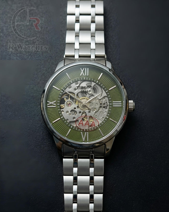 (OS) Tissot Automatic Silver Green Dial