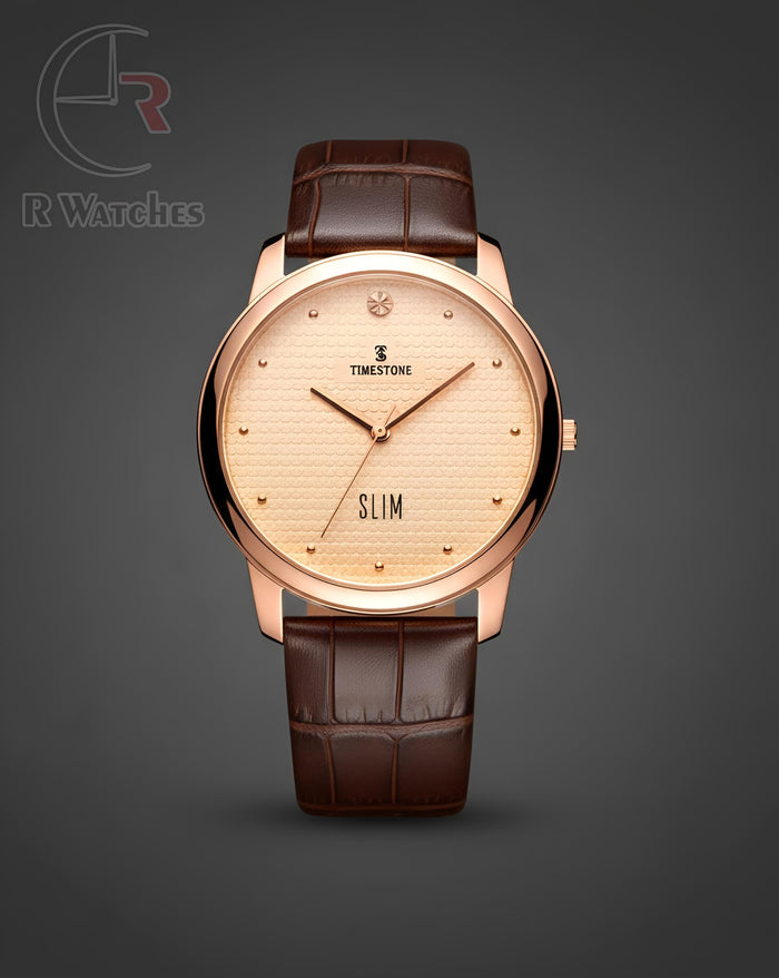 (OS) Times tone leather Rose Gold