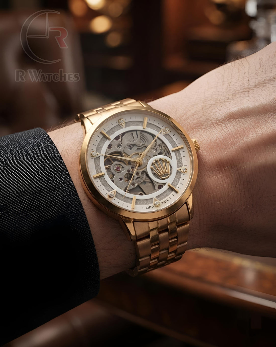 (OS) Rolex Automatic White Gold