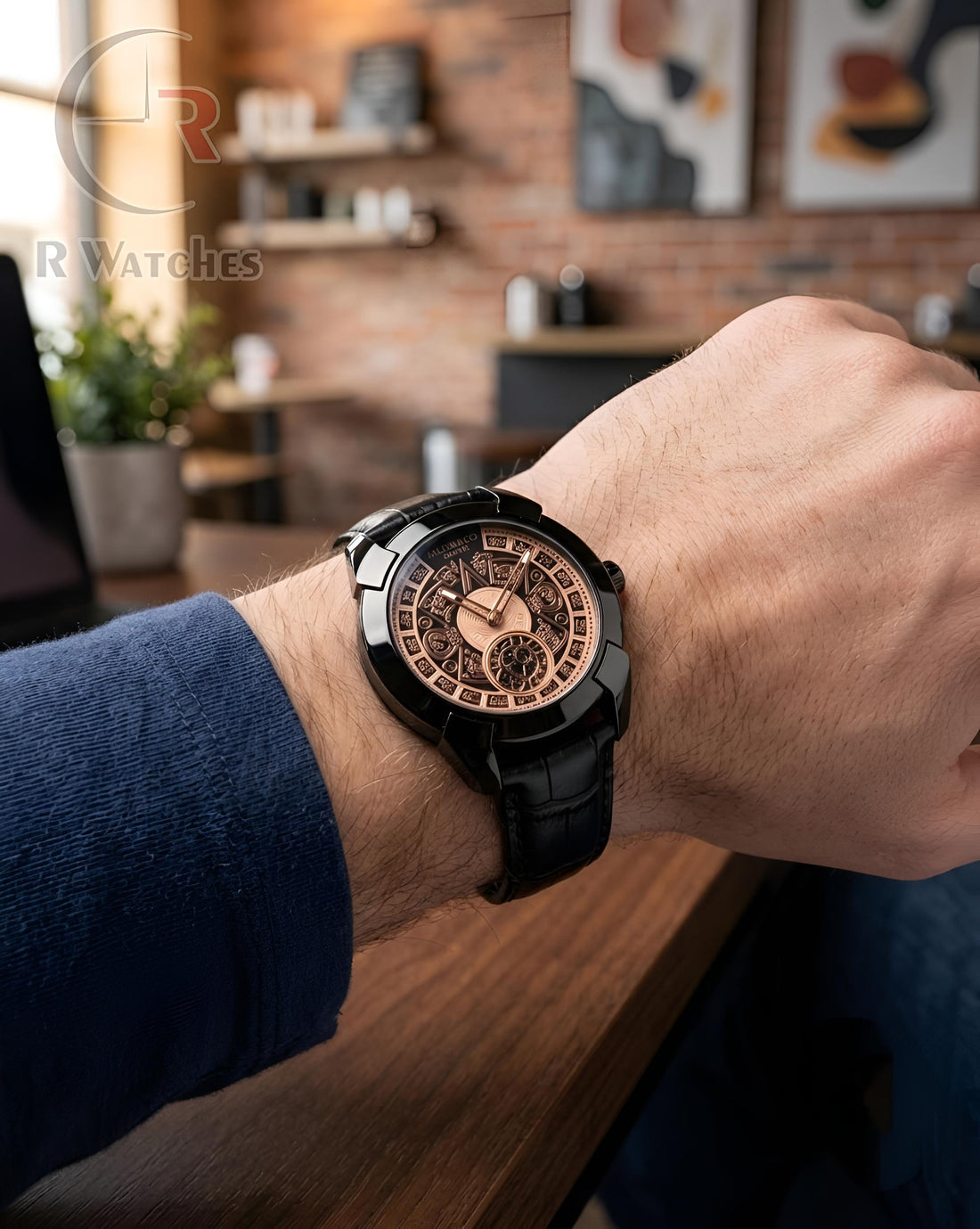 (OS) Jacob & Co Leather Full Black