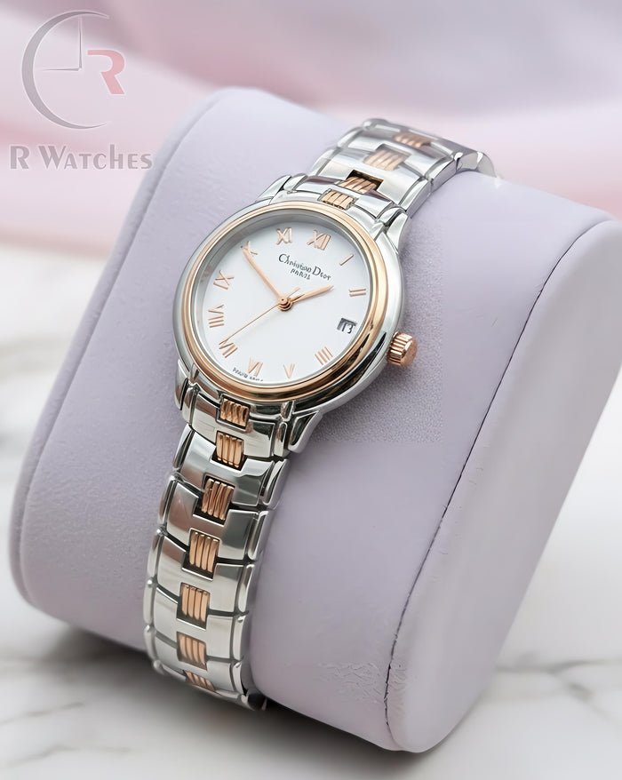 (OS)⭐ Christian Dior girls dual tone white
