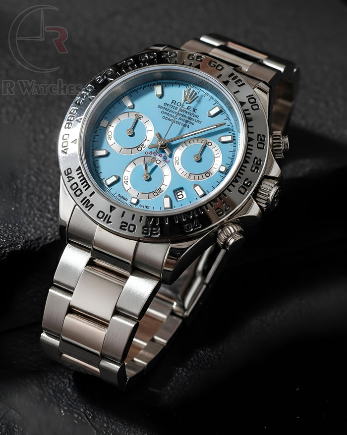 (OS)⭐ Rolex Daytona Silver Blue Dial