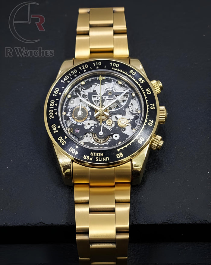 (SS) Rolex new machinery Golden black