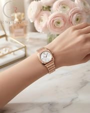 (OS) Versace Girls Rose Gold White