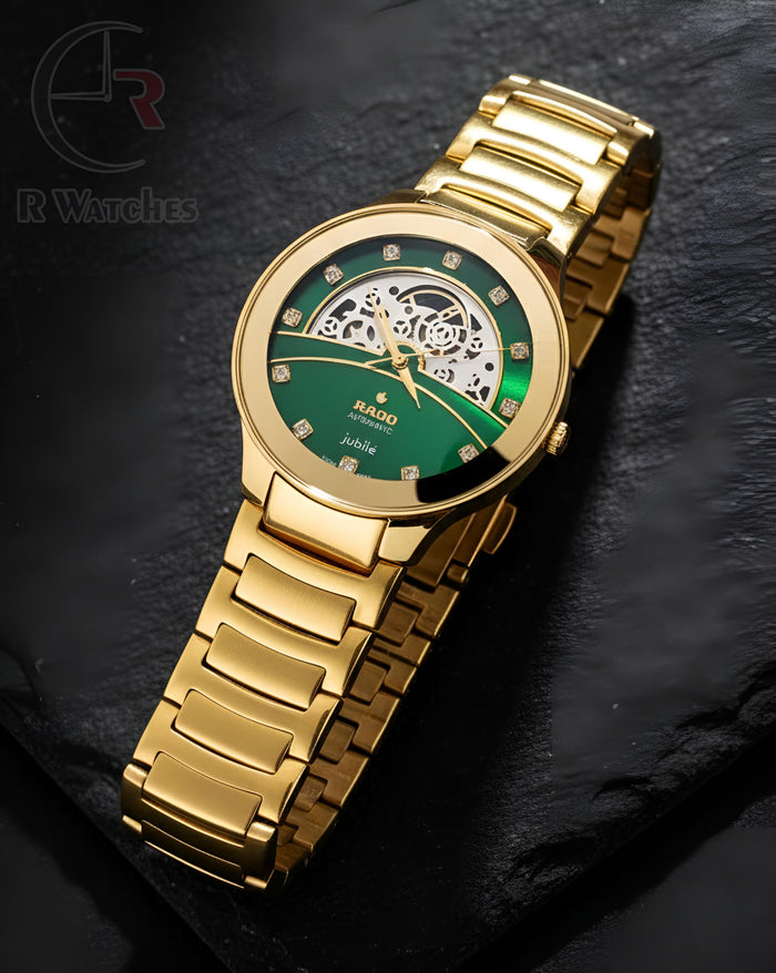 (OS)⭐ Rado Gold Green Dial