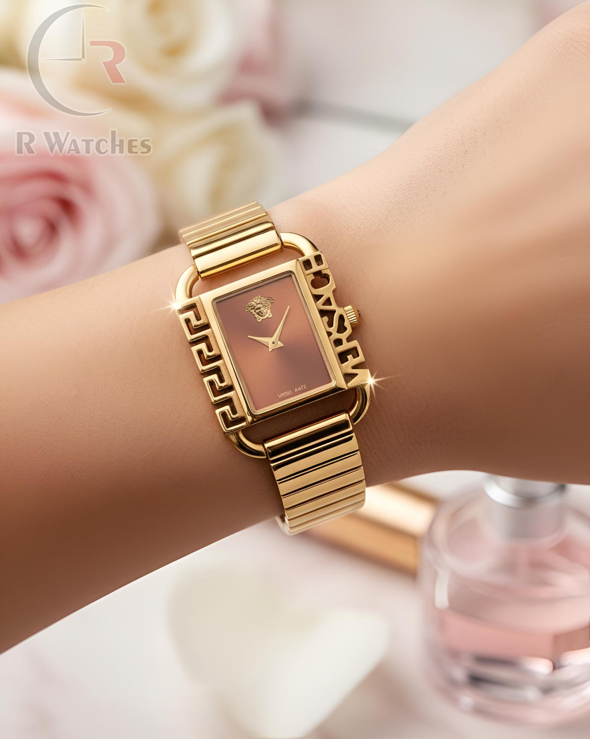 (OS) Versace girls Gold brown