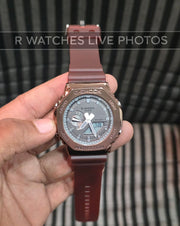 (OS2)🖤⬆️⭐ G-Shock GA brown (GSST12)