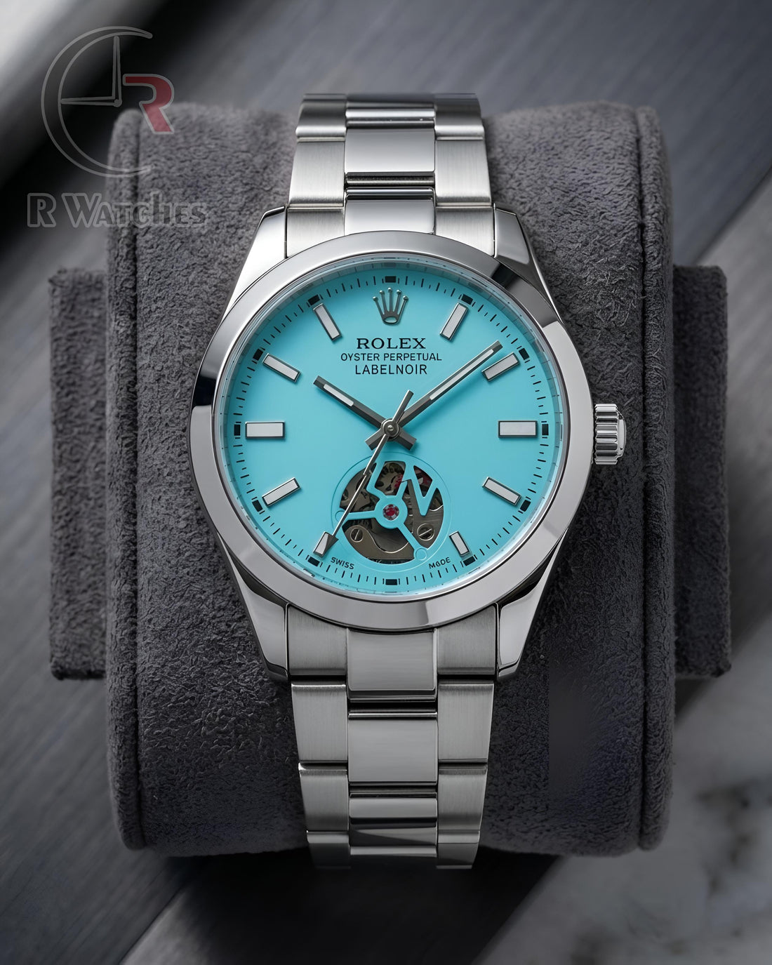 (OS) Rolex Automatic Tiffany Blue Silver