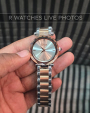 (OS2)⭐ Dior Girls Rose Gold White Dial