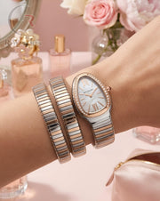 (SS)⭐ Bvlgari Girls Heavy Dual Tone White