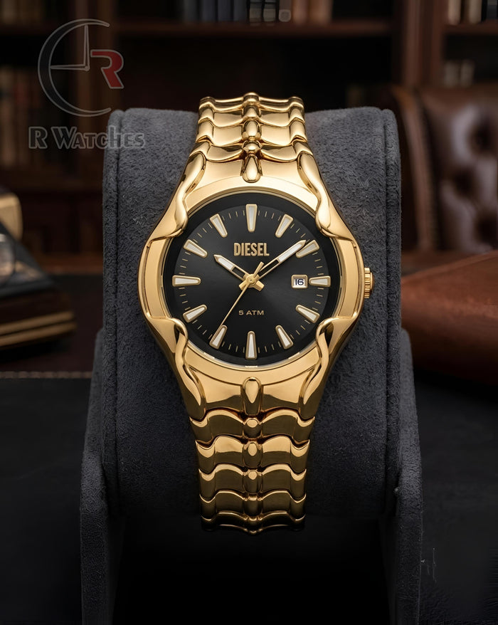 (OS) Diesel Small Gold Black