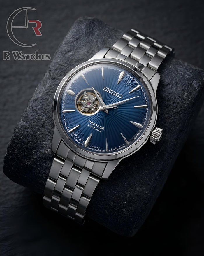 (OS) Seiko Automatic Blue Silver