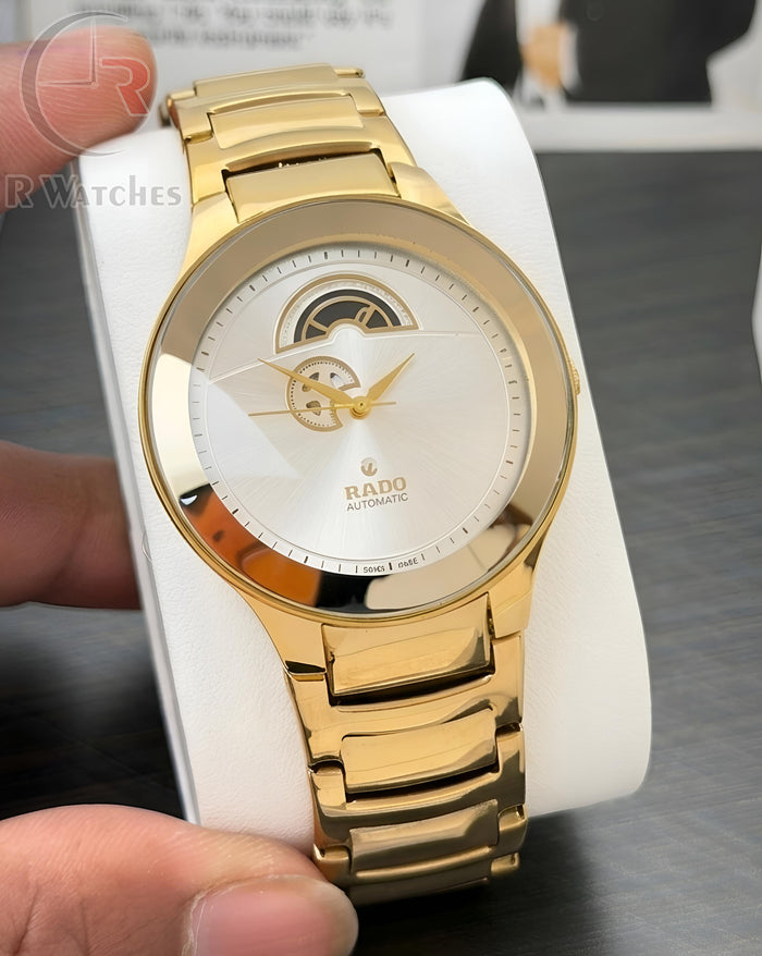 (OS)⭐ Rado new golden white