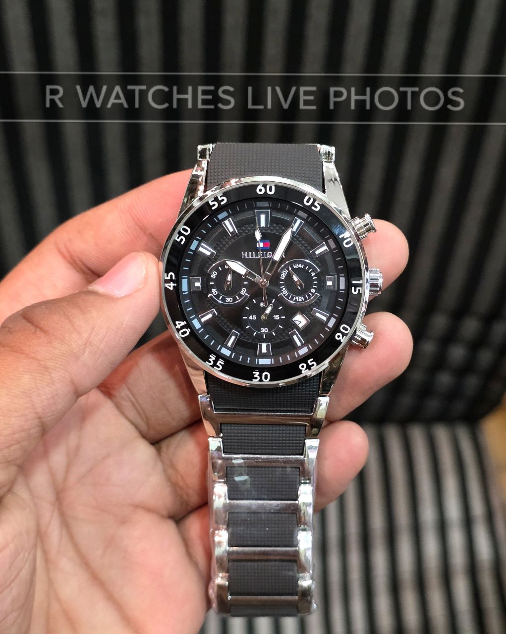 (OS2)⭐ Tommy new silver Black