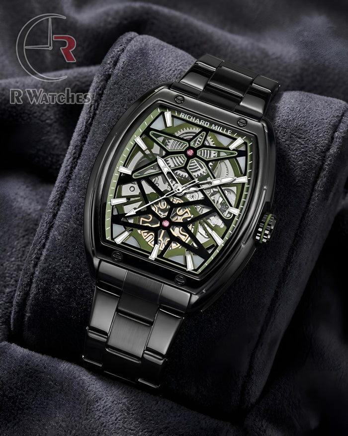 (SS) RM Automatic Green Black