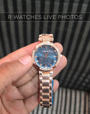 (OS)⭐ Versace Girls Rose Gold Nevy Blue