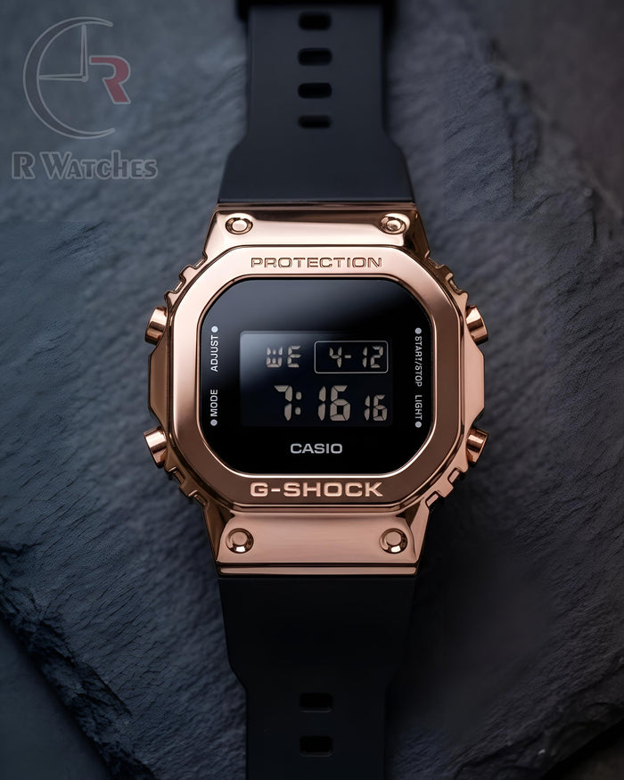(OS2)⭐ G-Shock silicon rose gold