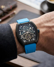 (OS) RM Automatic Silicon Black Tiffany Blue