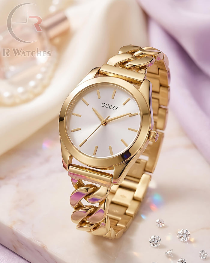 (OS) Guess girls golden white