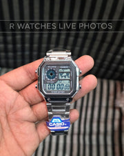 (OS5)⭐ World Time Silver Black