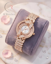 (OS) Dior Girls Diamond White Rose Gold