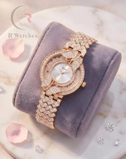 (OS) Dior Girls Diamond White Rose Gold