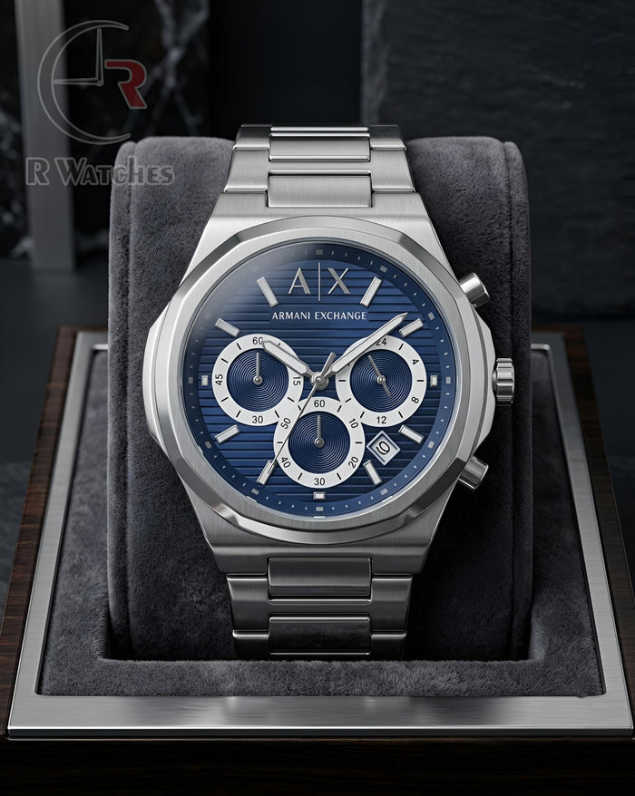 (OS) AX Silver Nevy Blue