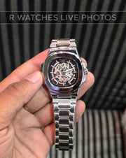 (OS2)🖤⬆️⭐🔁 Patek Philippe machinery silver black (PPP10)