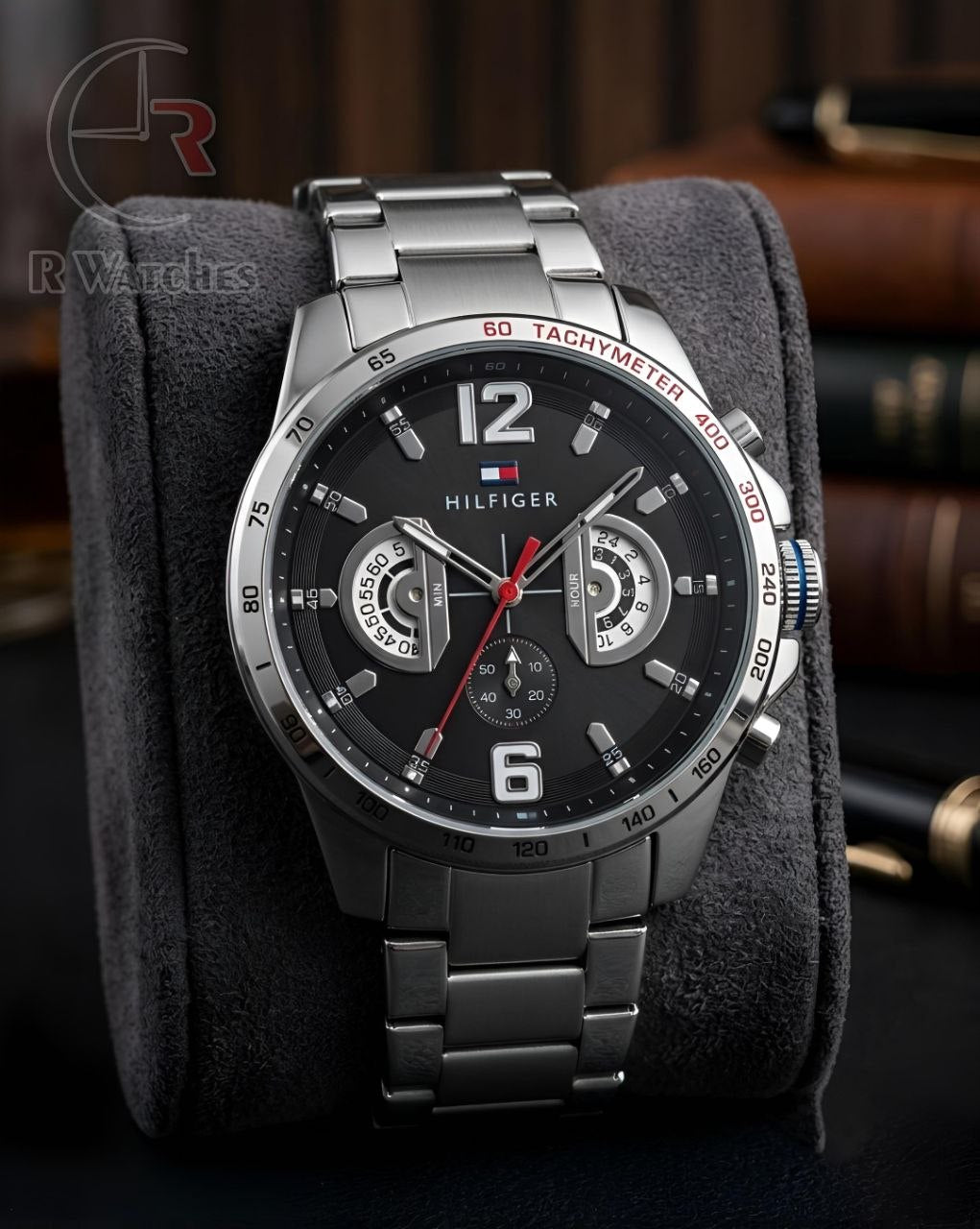 (OS)📷⬆️ Tommy Hilfiger silver black (THP7)