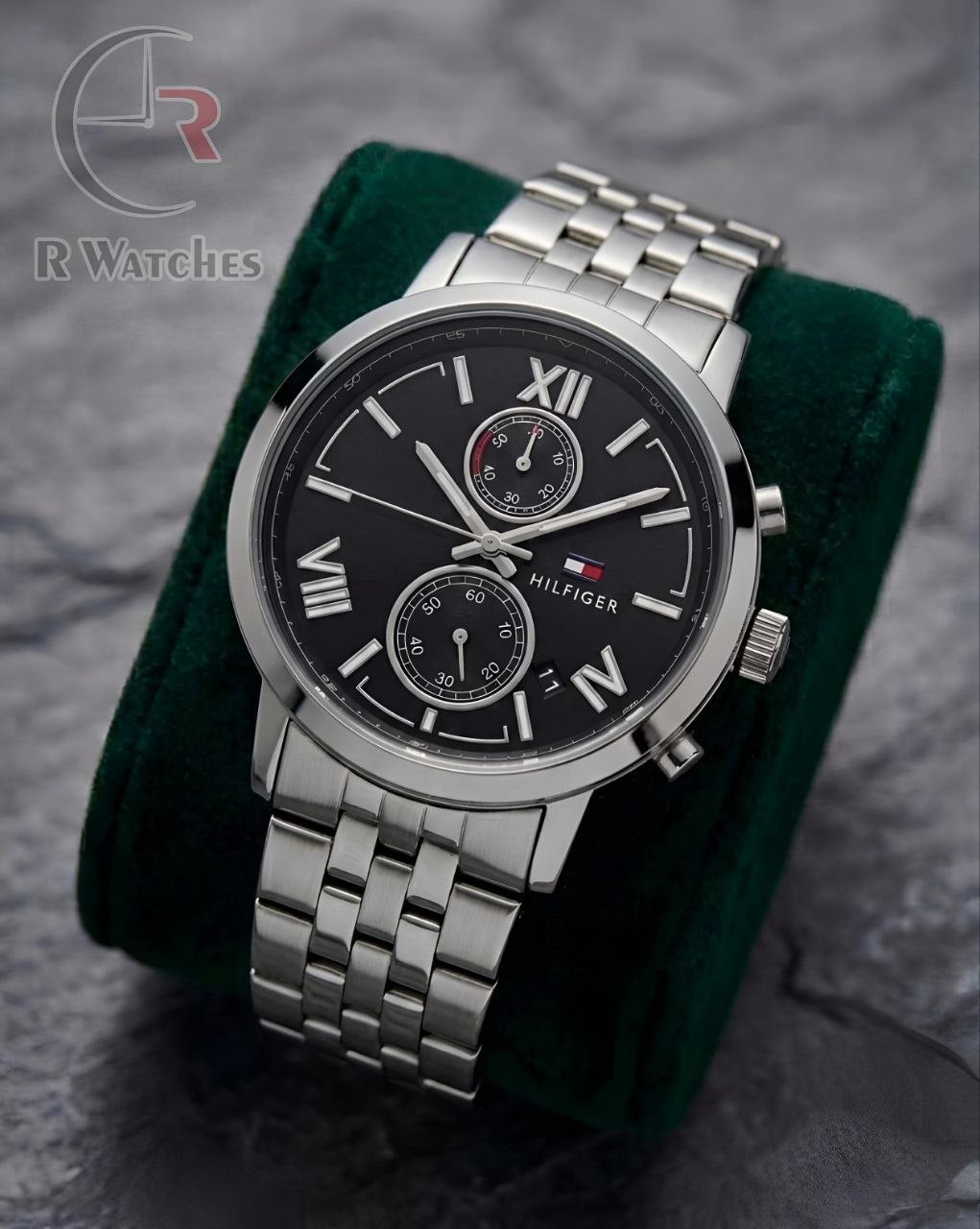 (SS)📷 Tommy Hilfiger Silver Black (THP27)