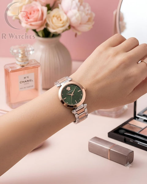 (OS)📷⬆️ Versace Girls Rose Gold Green (VSG14)