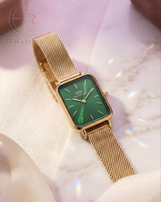 (OS) DW Gold Green Dial