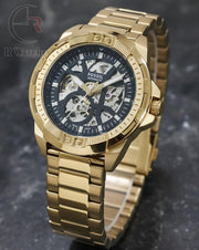 (OS) Fossil Automatic Full Gold Black Dial