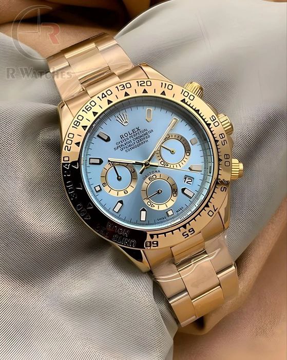 (OS) Rolex Daytona gold blue