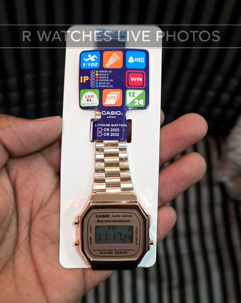 (OS11)🖤⬆️⭐ Casio vintage rose gold (CSSM4)