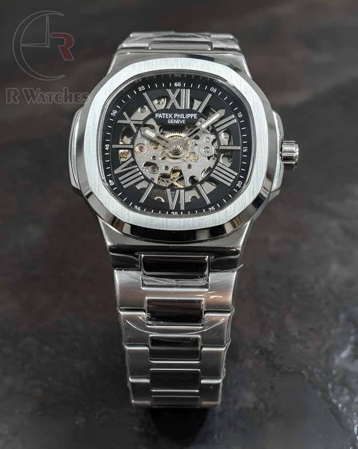 (OS3) Patek Philippe Automatic Silver Black