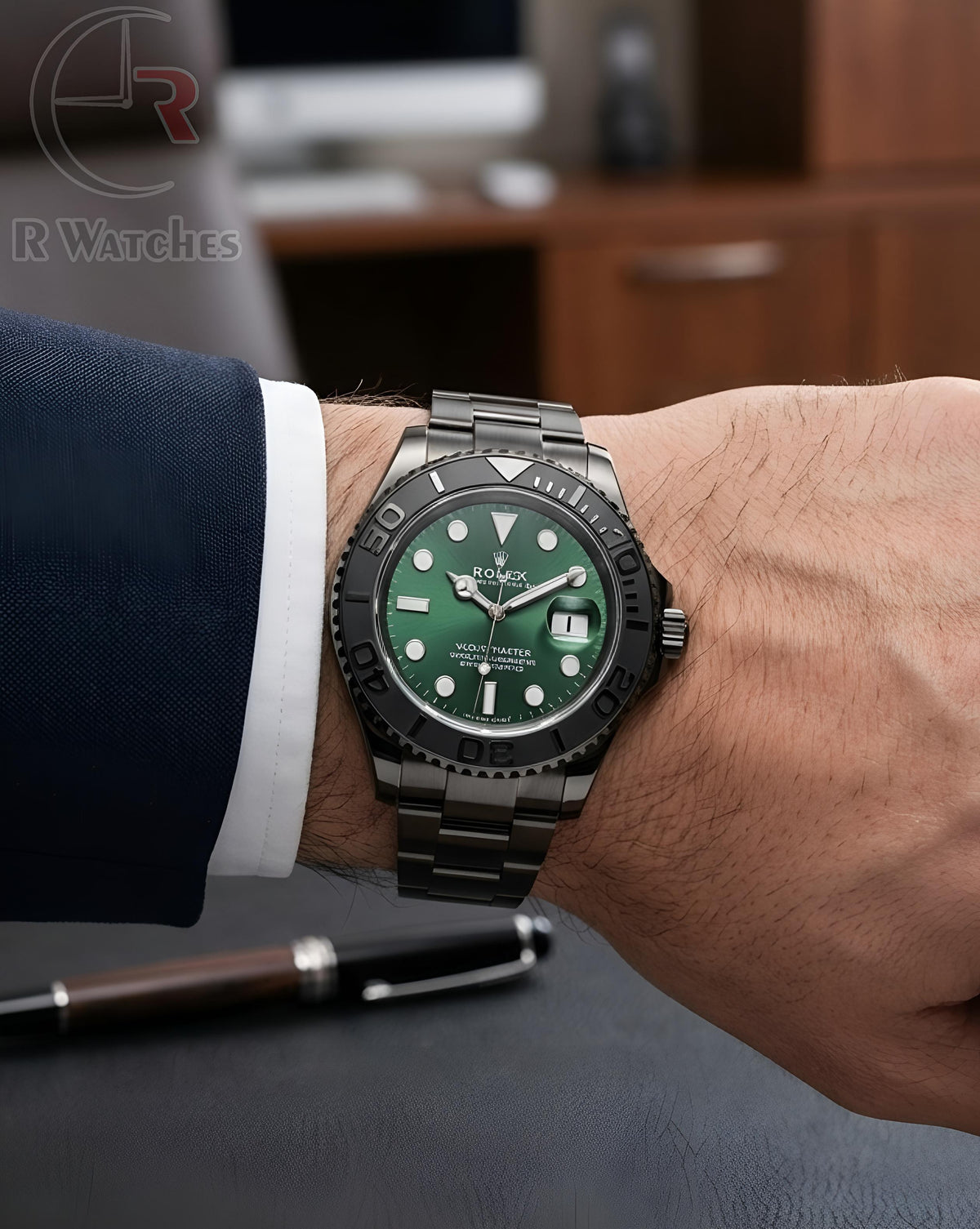 (OS3)⭐ Rolex Oyster black green