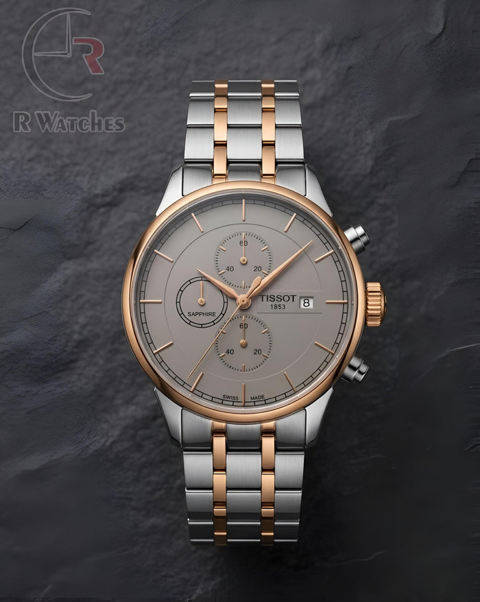 (OS2)⭐ Tissot New premium Dual Tone Grey