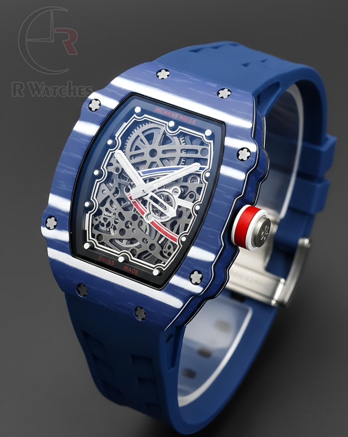 (OS2)⭐ RM Silicon Blue White Silver Silicon Blue
