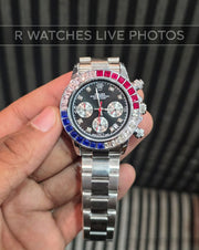 (SS)⭐ Rolex oyster rainbow silver black