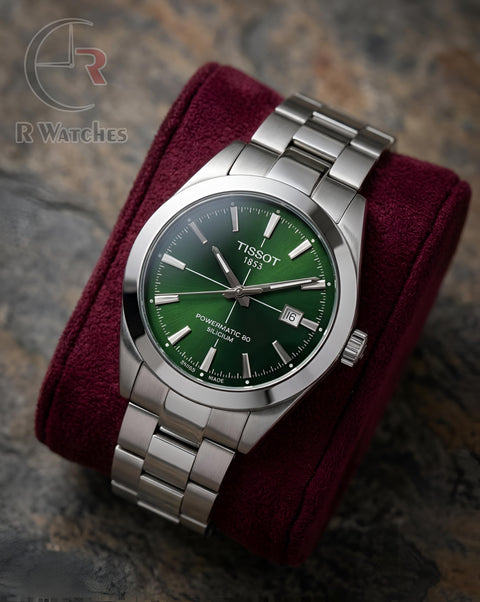 (OS2) Tissot Powermatic Silver Green