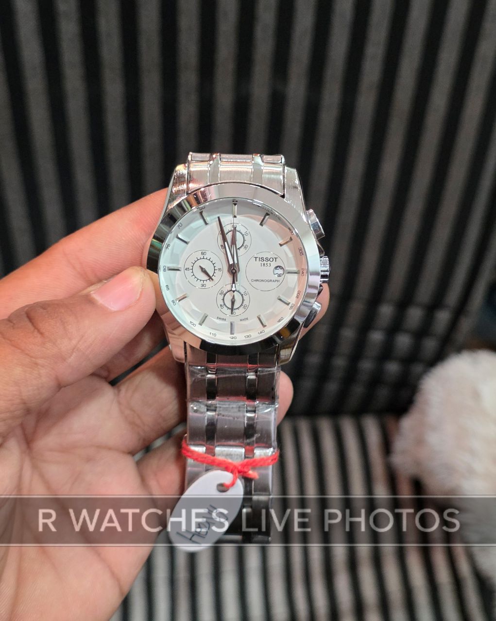 (OS2)📷⭐ Havey Tissot Silver White Dial (TSP15)