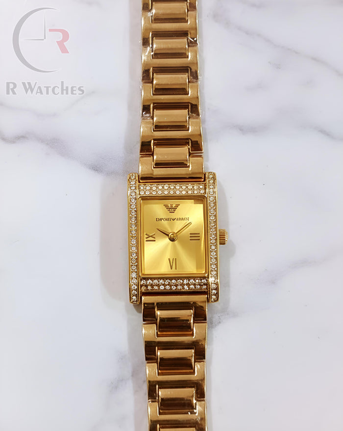 (OS2)⭐ Armani girls full golden dimond