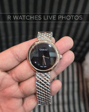 (OS)⭐ Gucci Girls Dual Tone Black