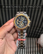 (OS)⭐ Edifice heavy dual tone black