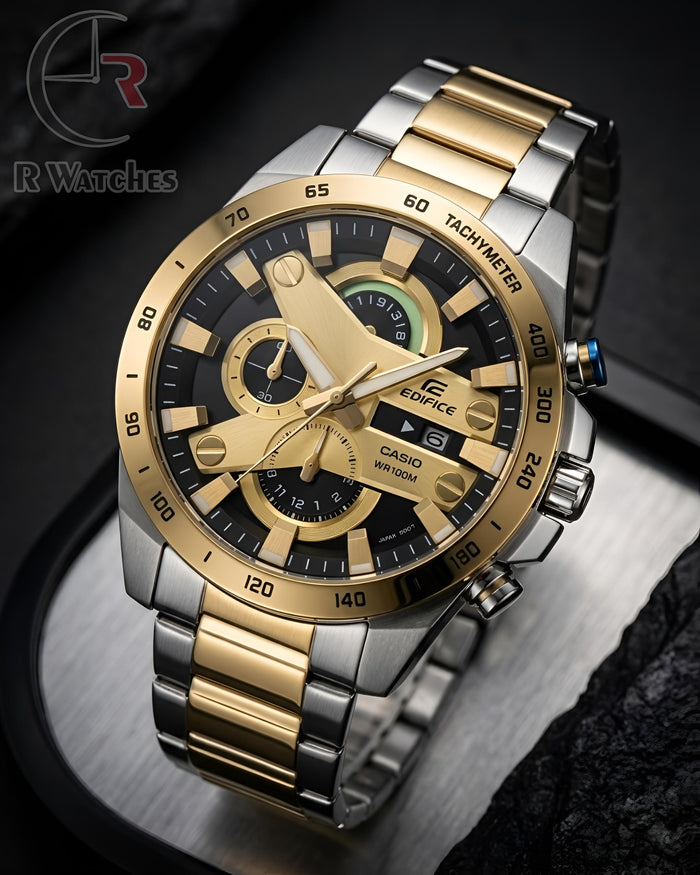 (OS5)⭐ Edifice dual tone Gold