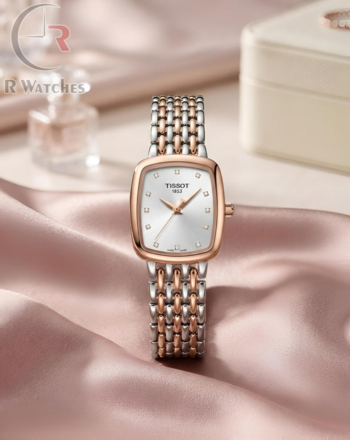 (OS) Tissot Girls Rose Gold White